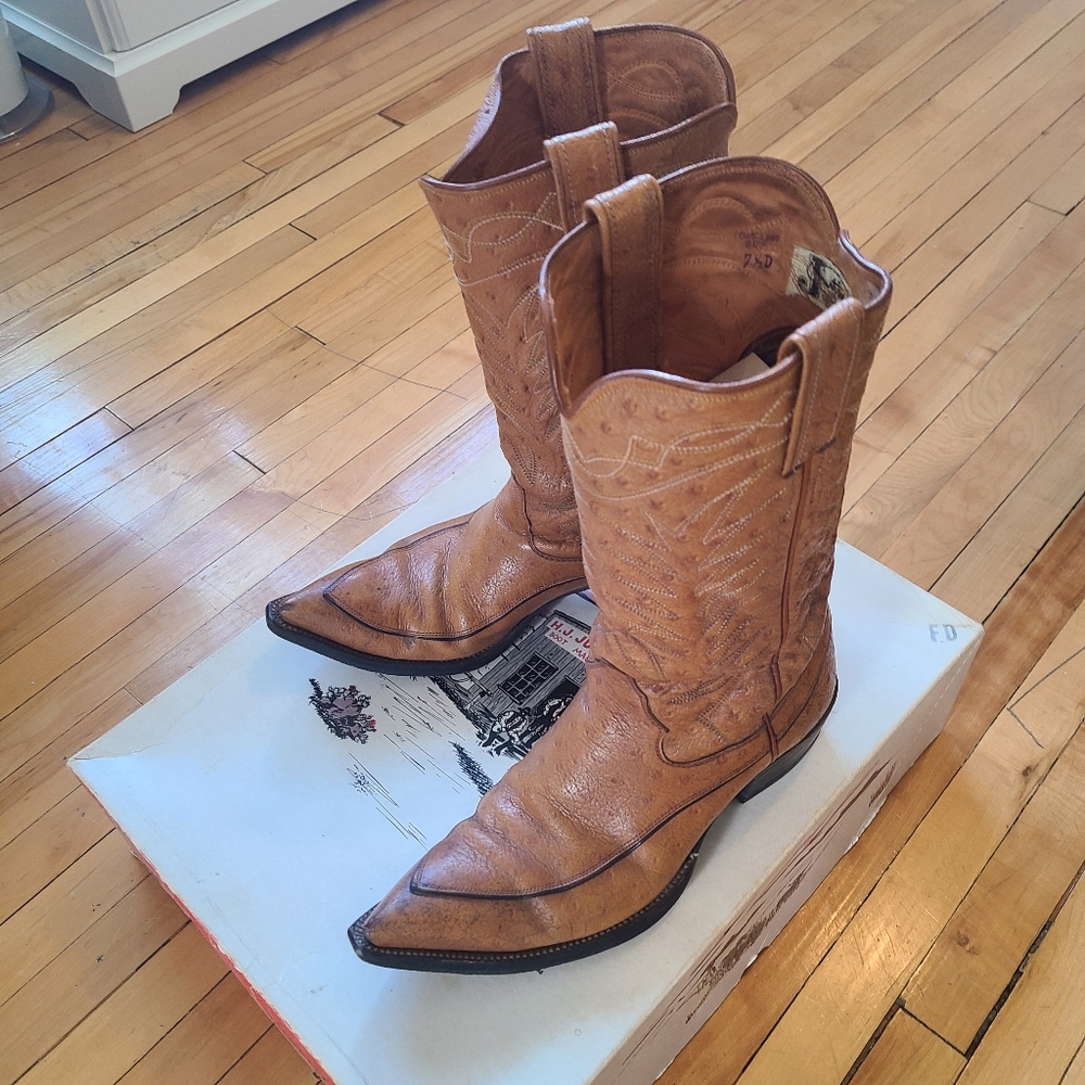 Vintage Justin Boot Co. Men's 7.5D Cowboy Boots